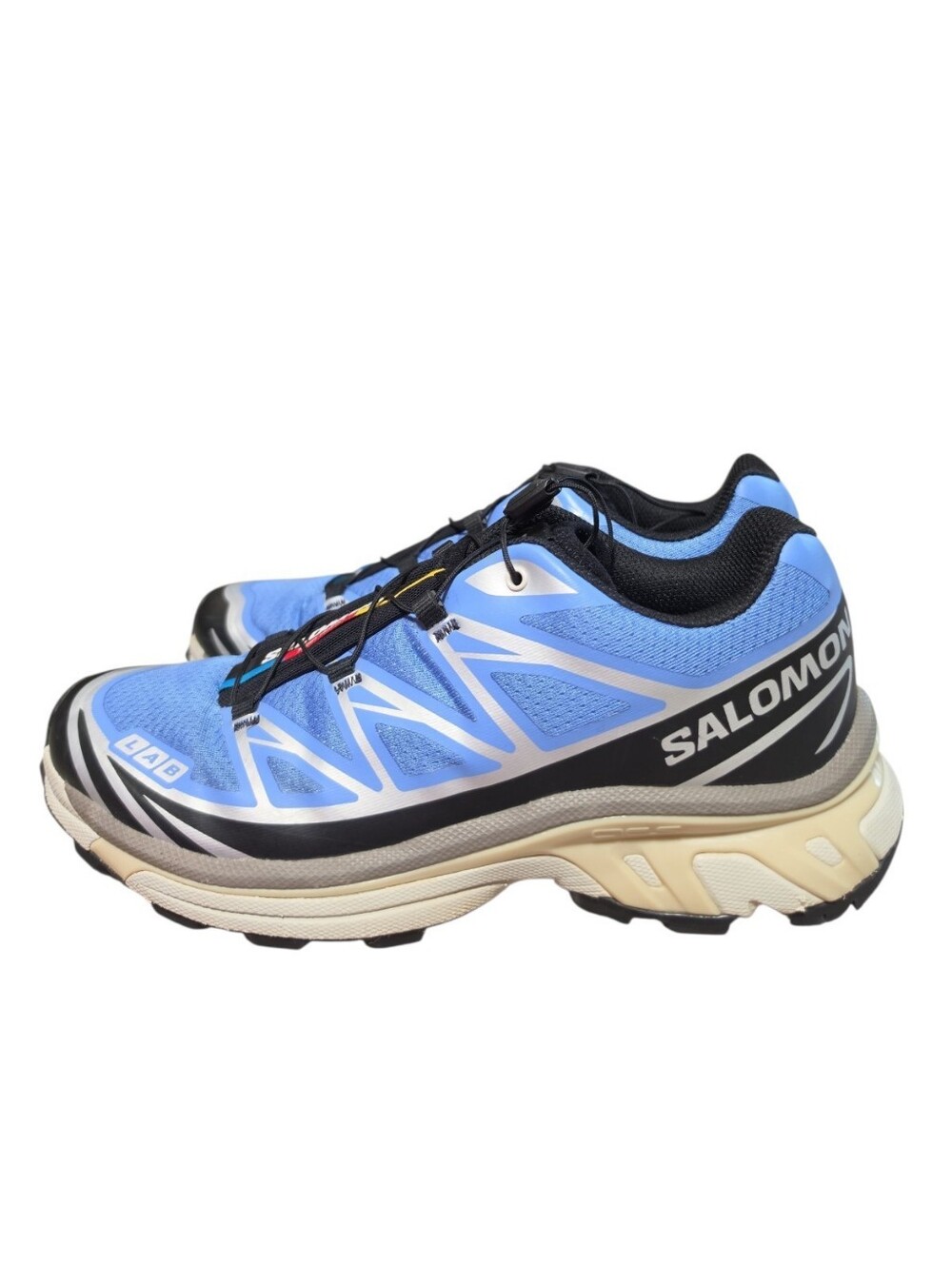 SALOMON Xt-6 Athletic Sneakers - Ultramarine/Silver/Black WOMENS 8.5 MEN 7.5 - Picture 2 of 7